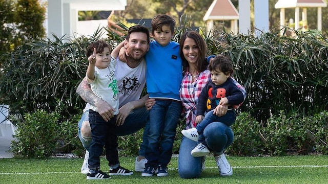 lionel messi y su familia