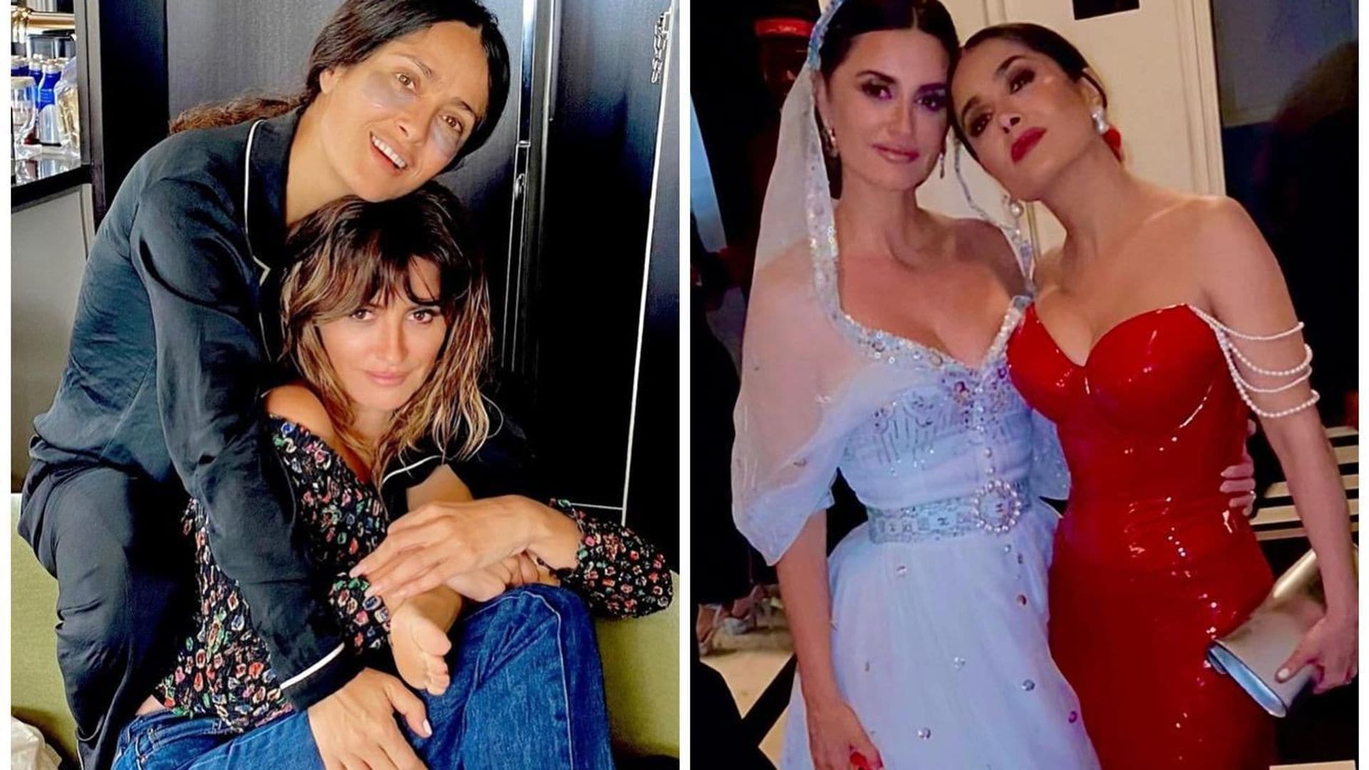 Sin gota de maquillaje, Salma Hayek y Penélope Cruz revelan su rutina antes de la Met Gala