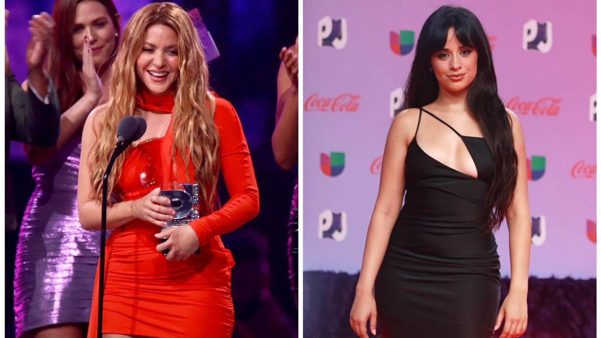 Milan y Sasha, hijos de Shakira, conocen a Camila Cabello en Premios Juventud