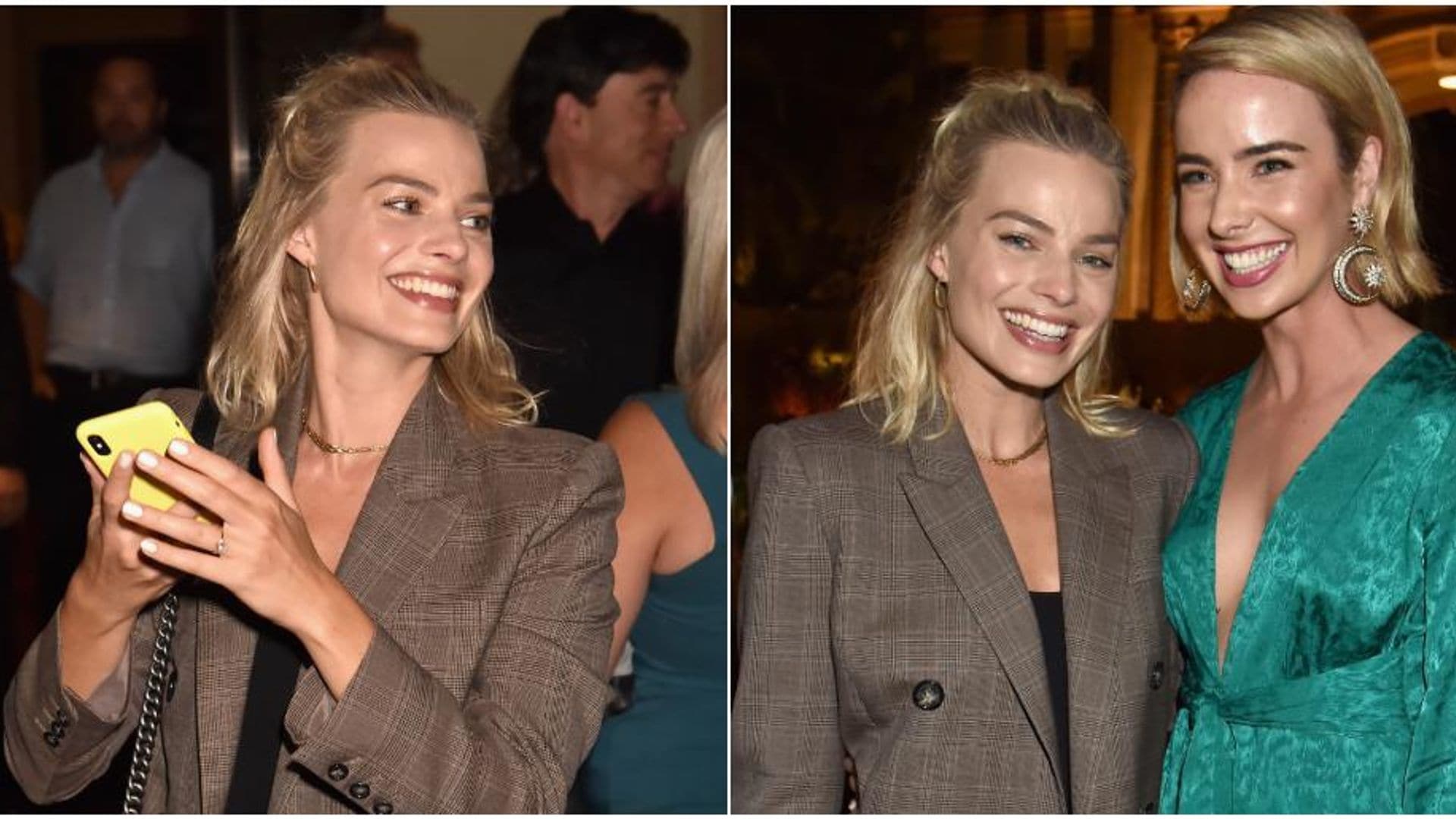 El 'menswear' suma elegancia y Margot Robbie sabe cómo llevarlo