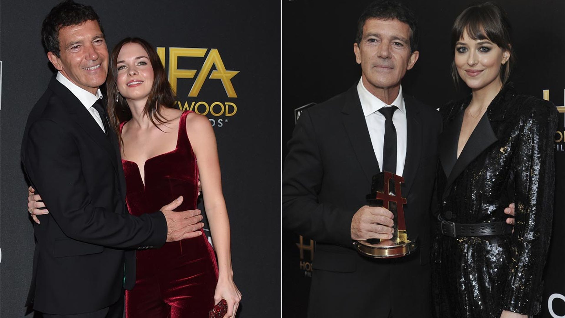 Stella y Dakota, el mejor premio de Antonio Banderas en una noche llena de emociones