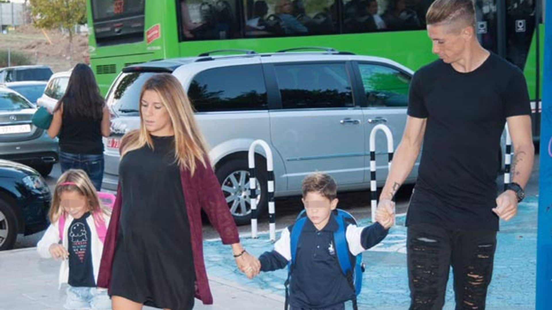 Fernando Torres y Olalla Domínguez, nuevo curso como familia numerosa