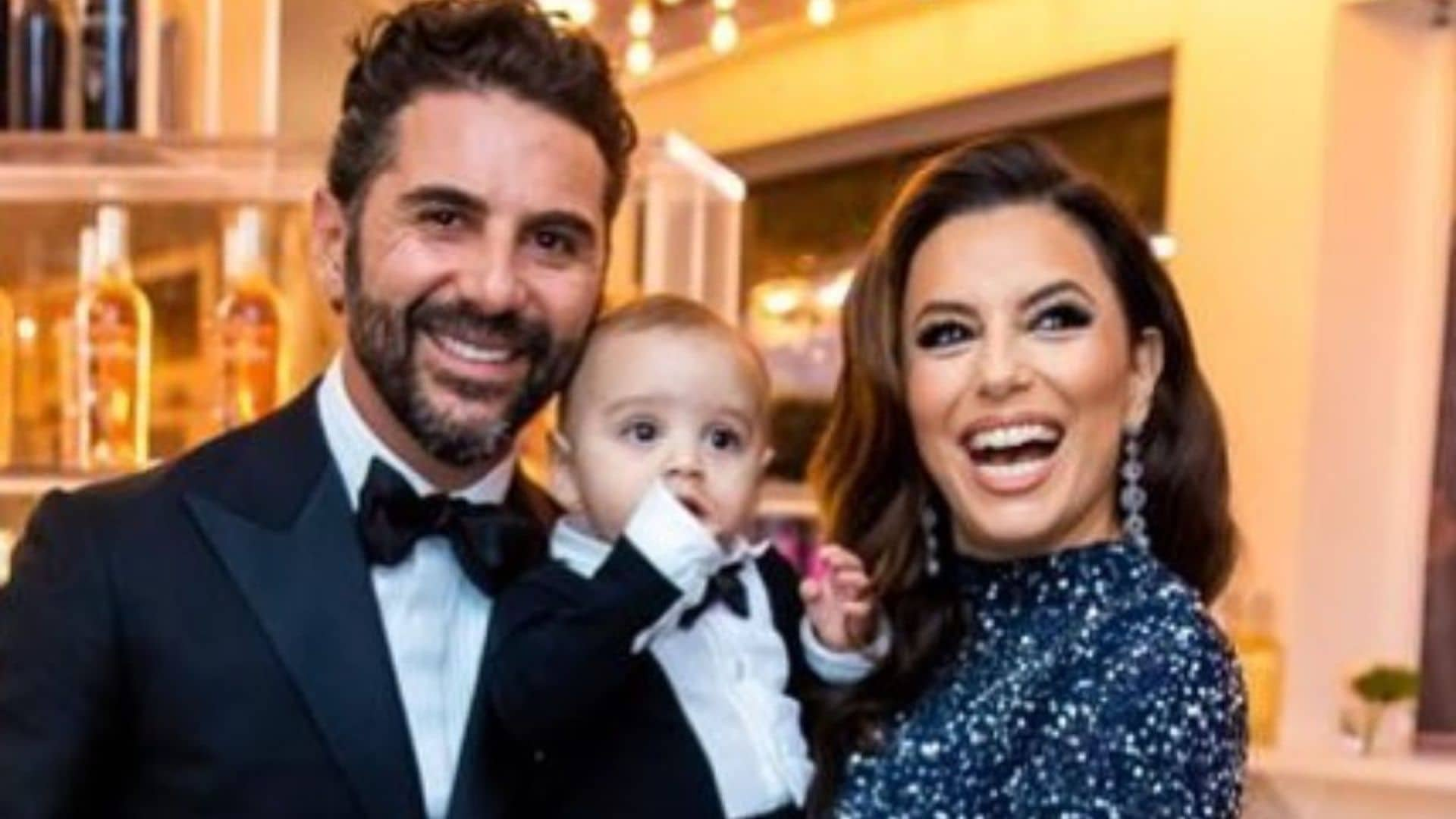 ¿Dos o tres? La tierna confusión del hijo de Eva Longoria en su segundo cumpleaños