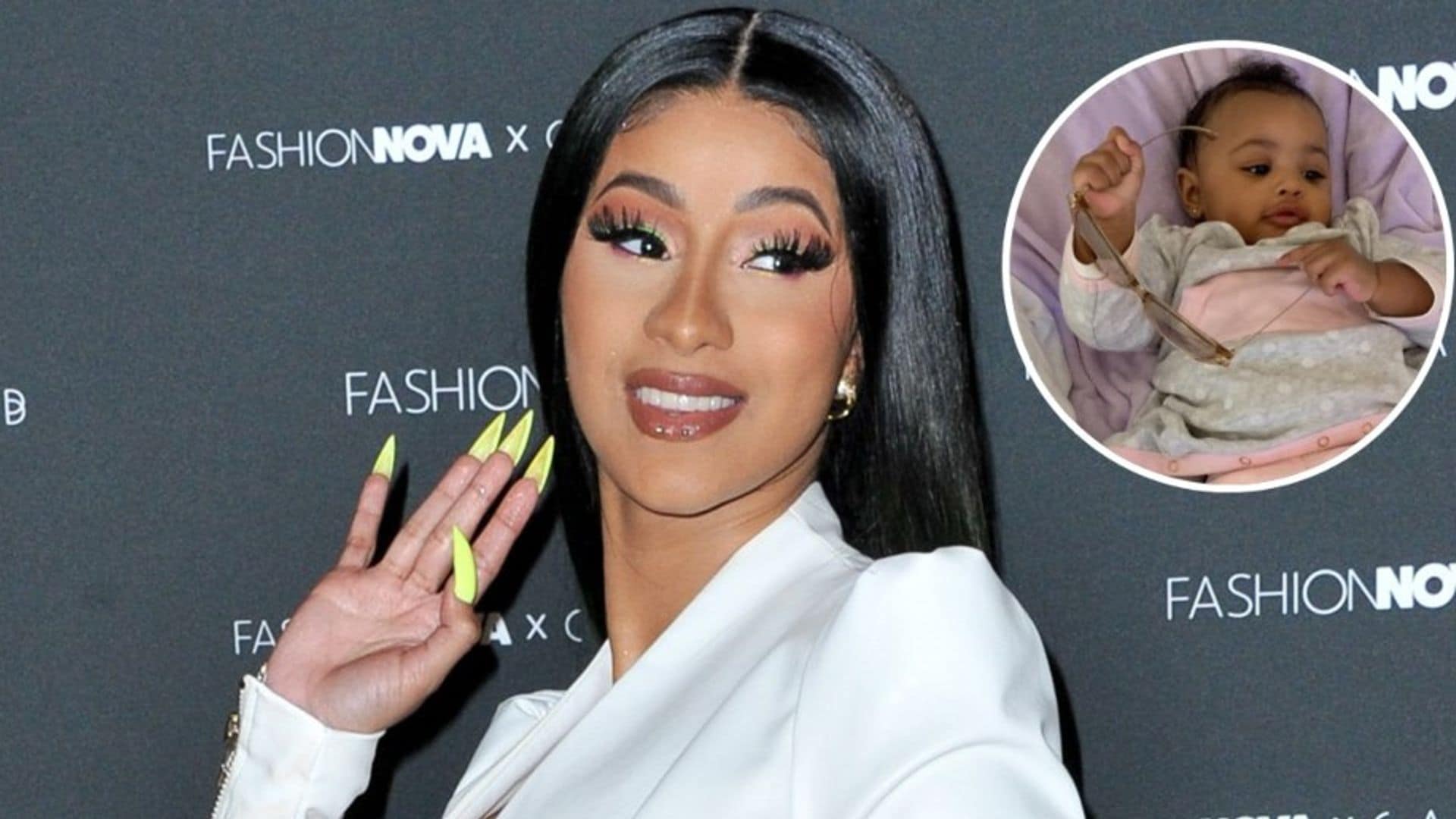 Al borde de las lágrimas, Cardi B celebra los primeros 11 meses de su hija Kulture