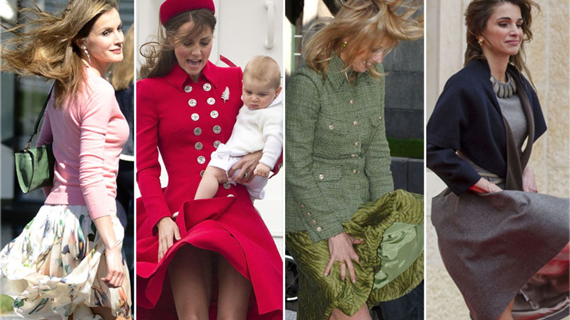 FOTOGALERÍA: Mary de Dinamarca, Máxima de Holanda, Rania de Jordania... 'Reinas' contra viento y marea