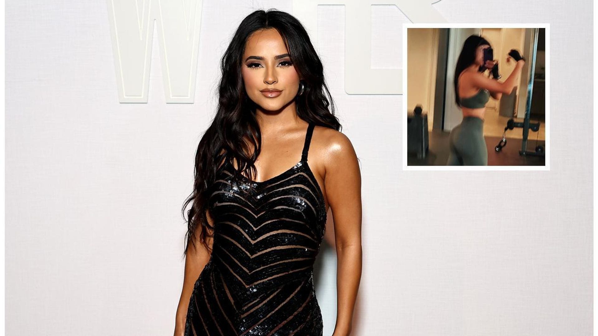 Becky G provoca suspiros al mostrar su ejercitado cuerpazo