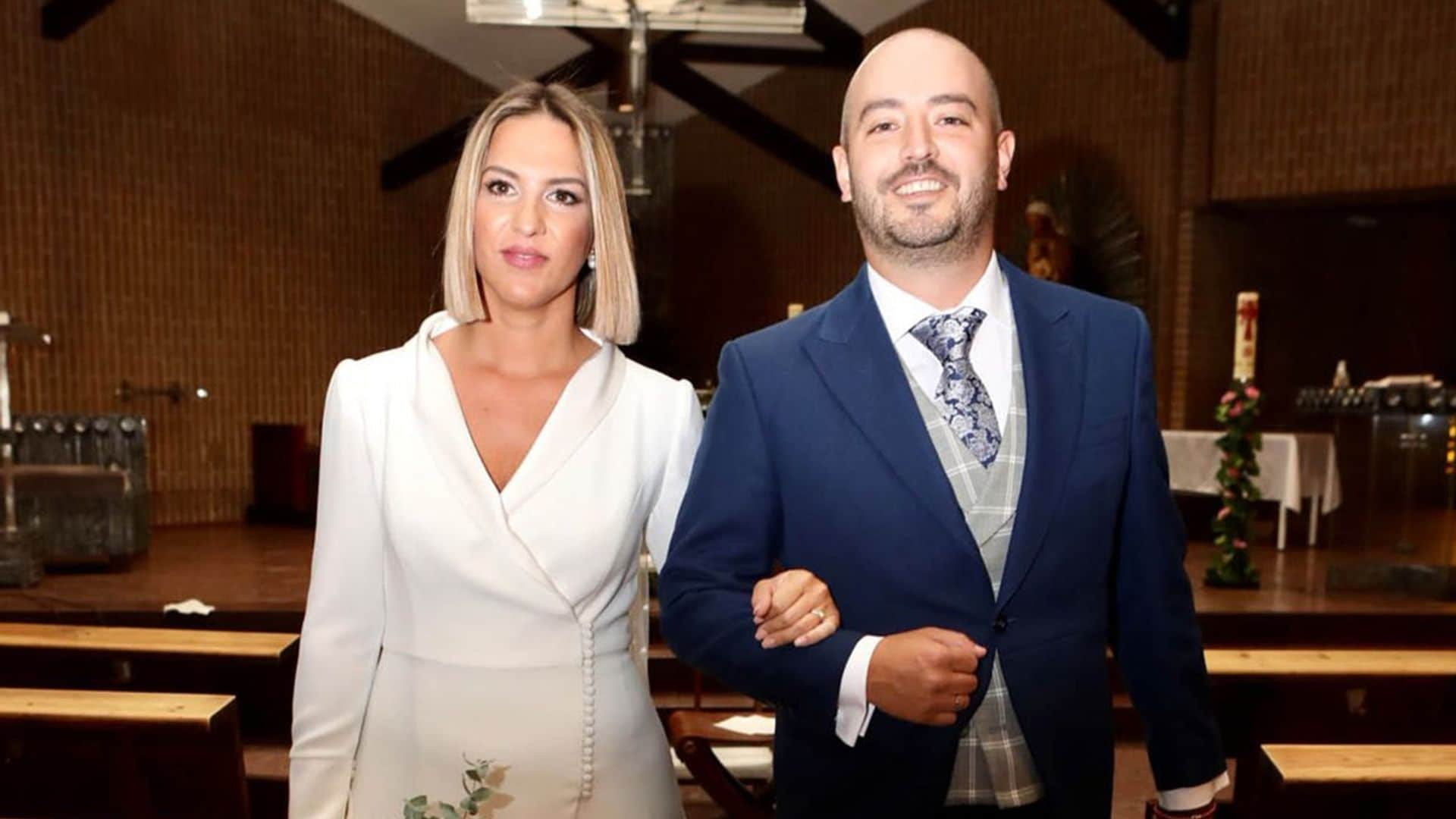 ¡HOLA! entra en la boda de Aarón Guerrero, ‘Chechu’, y Salomé Gadea: dos madrinas, un vestido muy especial y el himno de España