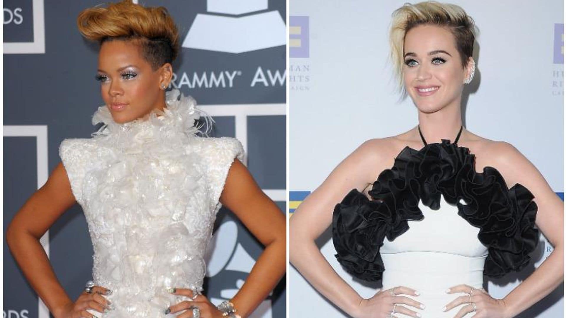 Rihanna y Katy Perry tienen algo en común: ¡son fanáticas de su cabello!