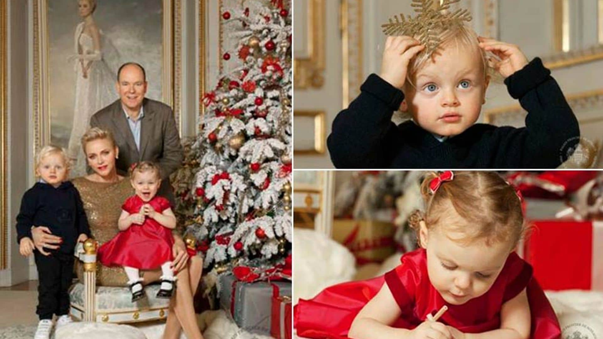 El 'detrás de escena’ del posado navideño de Mónaco protagonizado por los adorables príncipes Jacques y Gabrielle