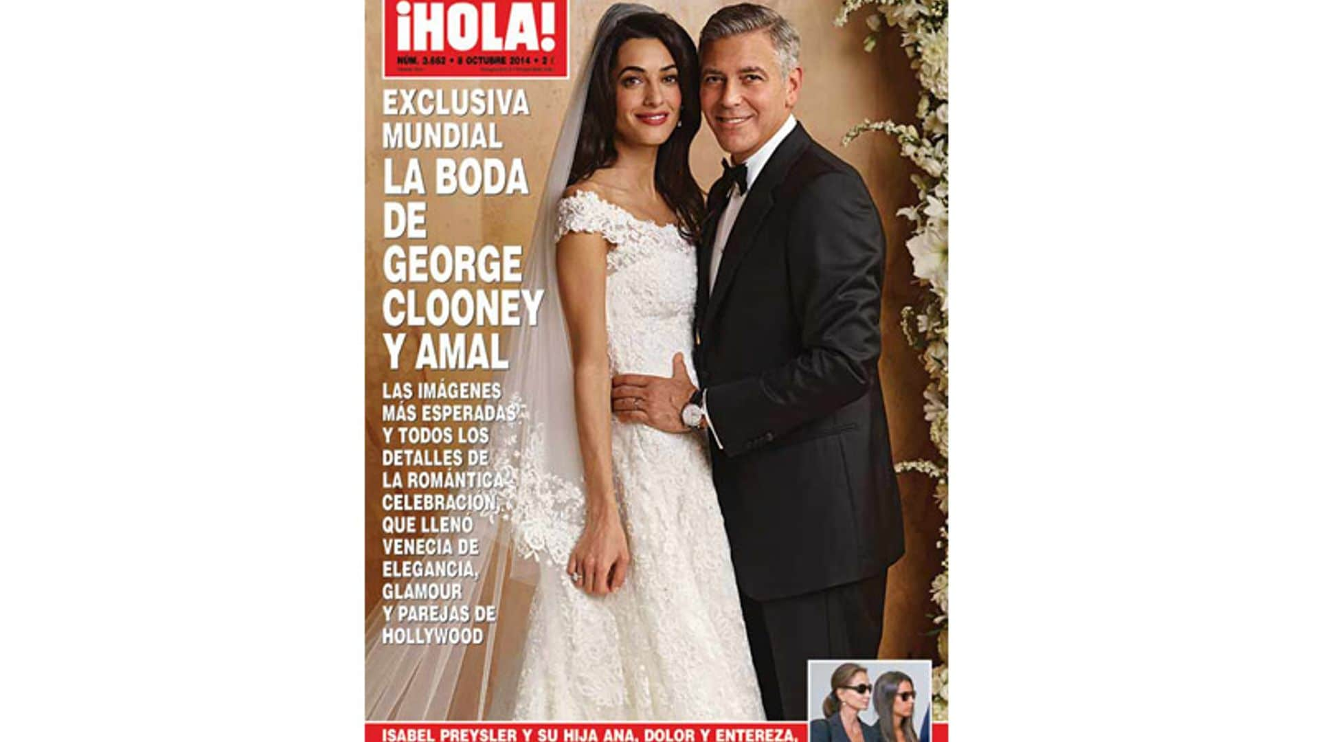 Ni te imaginas dónde está el vestido de novia de Amal Clooney