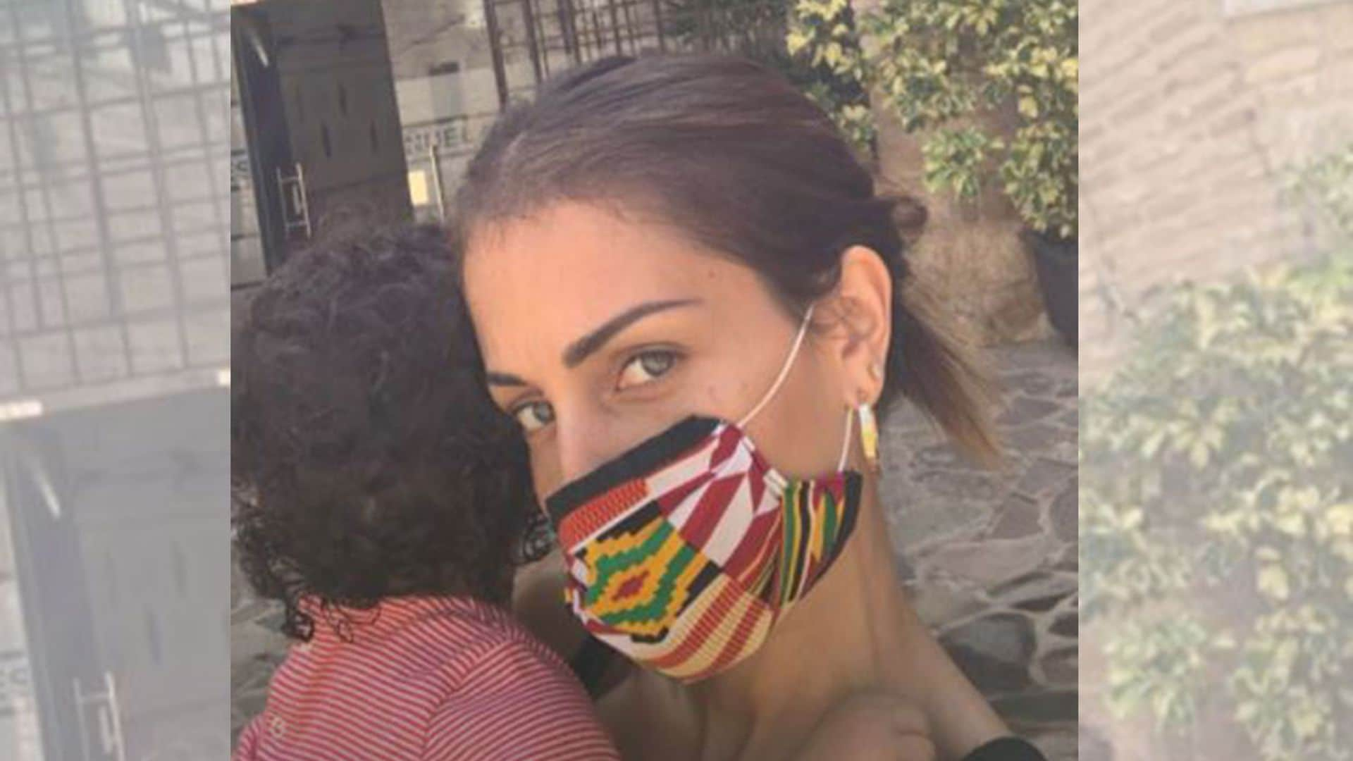 Hiba Abouk celebra los siete meses de su hijo Amin con las fotos más bonitas y ¡una visita al museo!