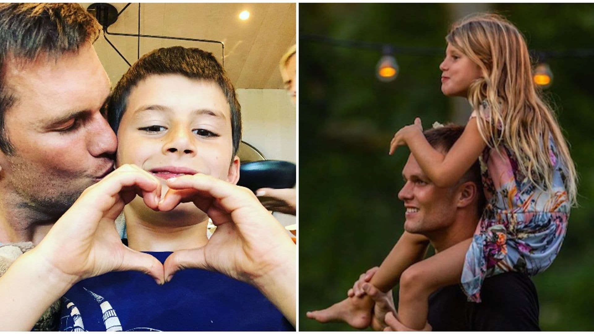 Tom Brady y los 10 momentos más tiernos junto a sus hijos