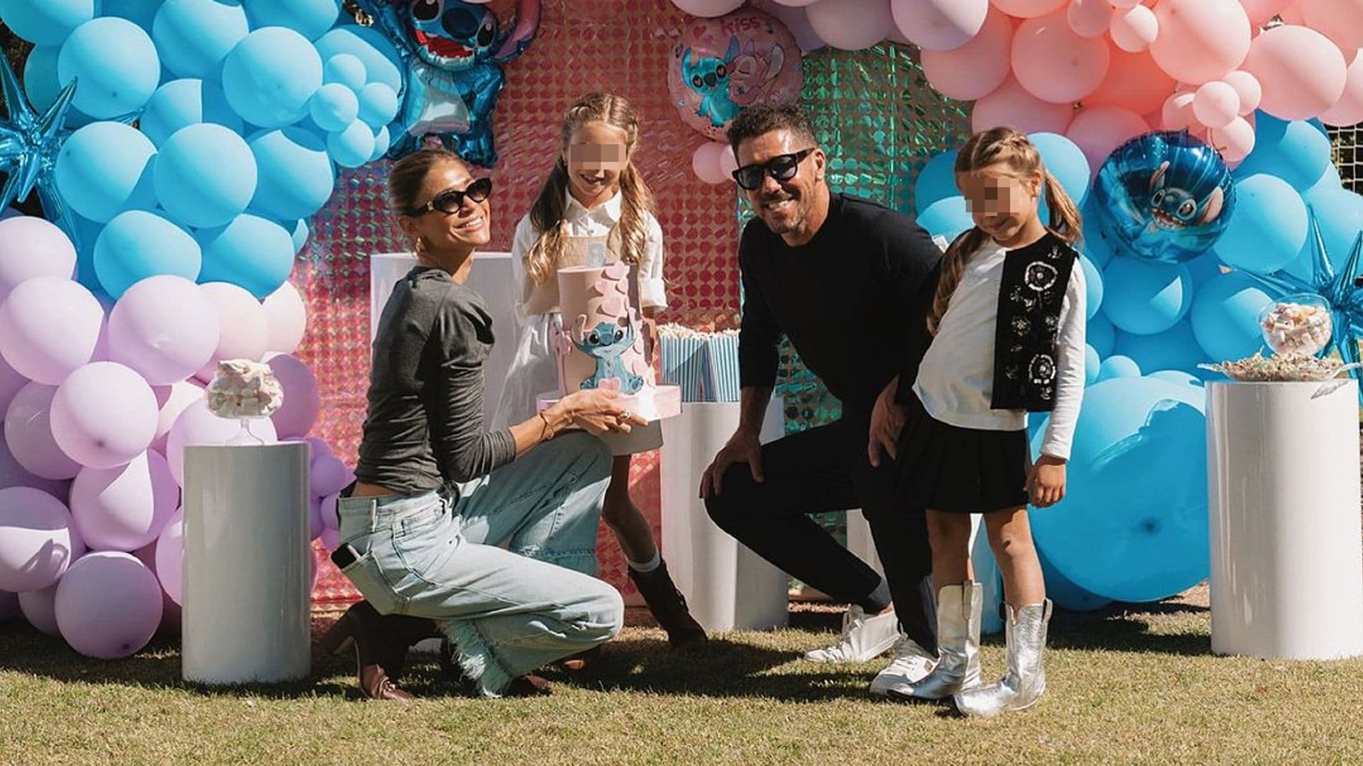 La espectacular fiesta de cumpleaños con la que Carla Pereyra y Simeone han sorprendido a su hija Francesca