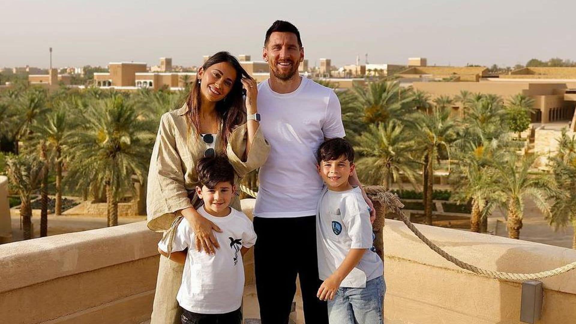 Lionel Messi comparte las fotos de sus polémicas vacaciones familiares en Arabia Saudí