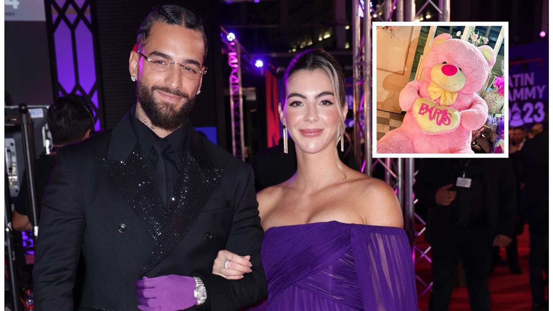 Maluma y su pareja Susana Gómez celebran el baby shower de Paris