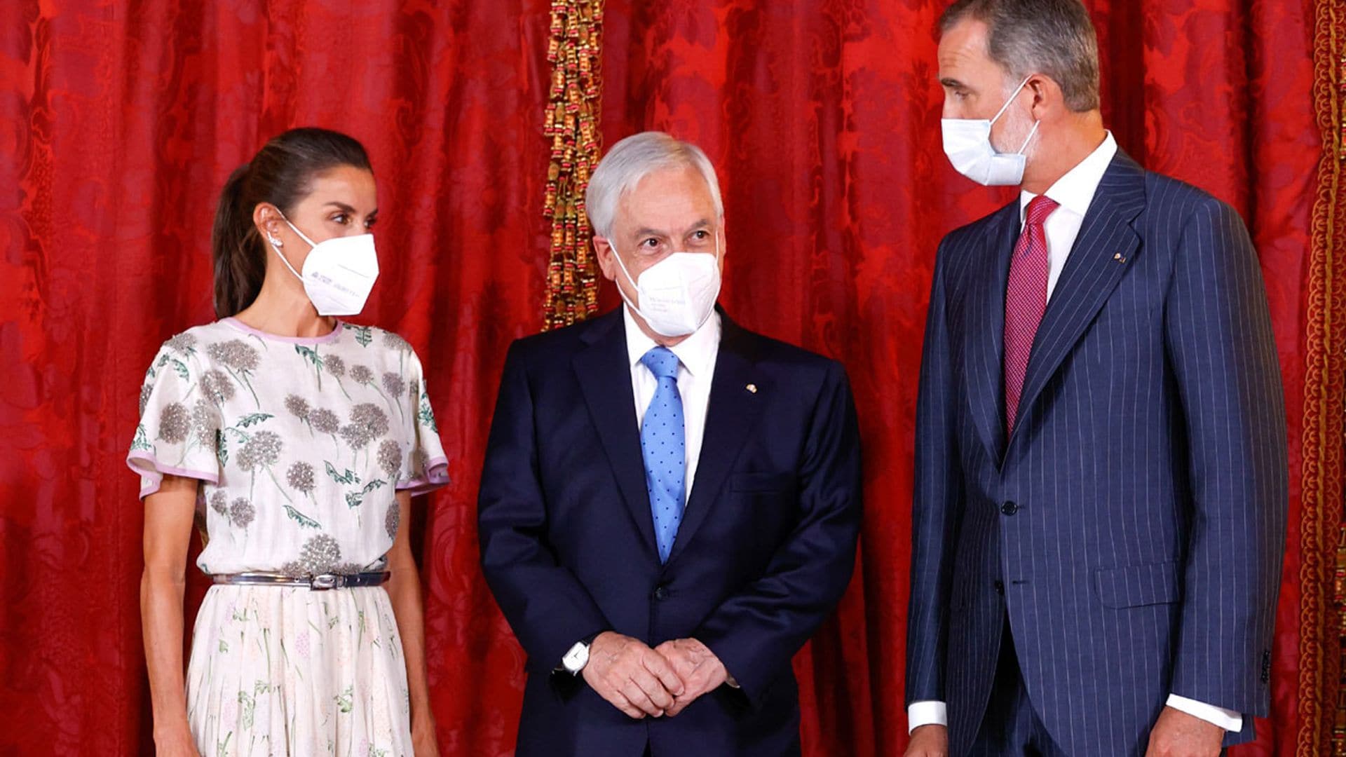 Los Reyes inician el curso con el presidente de Chile en el Palacio Real