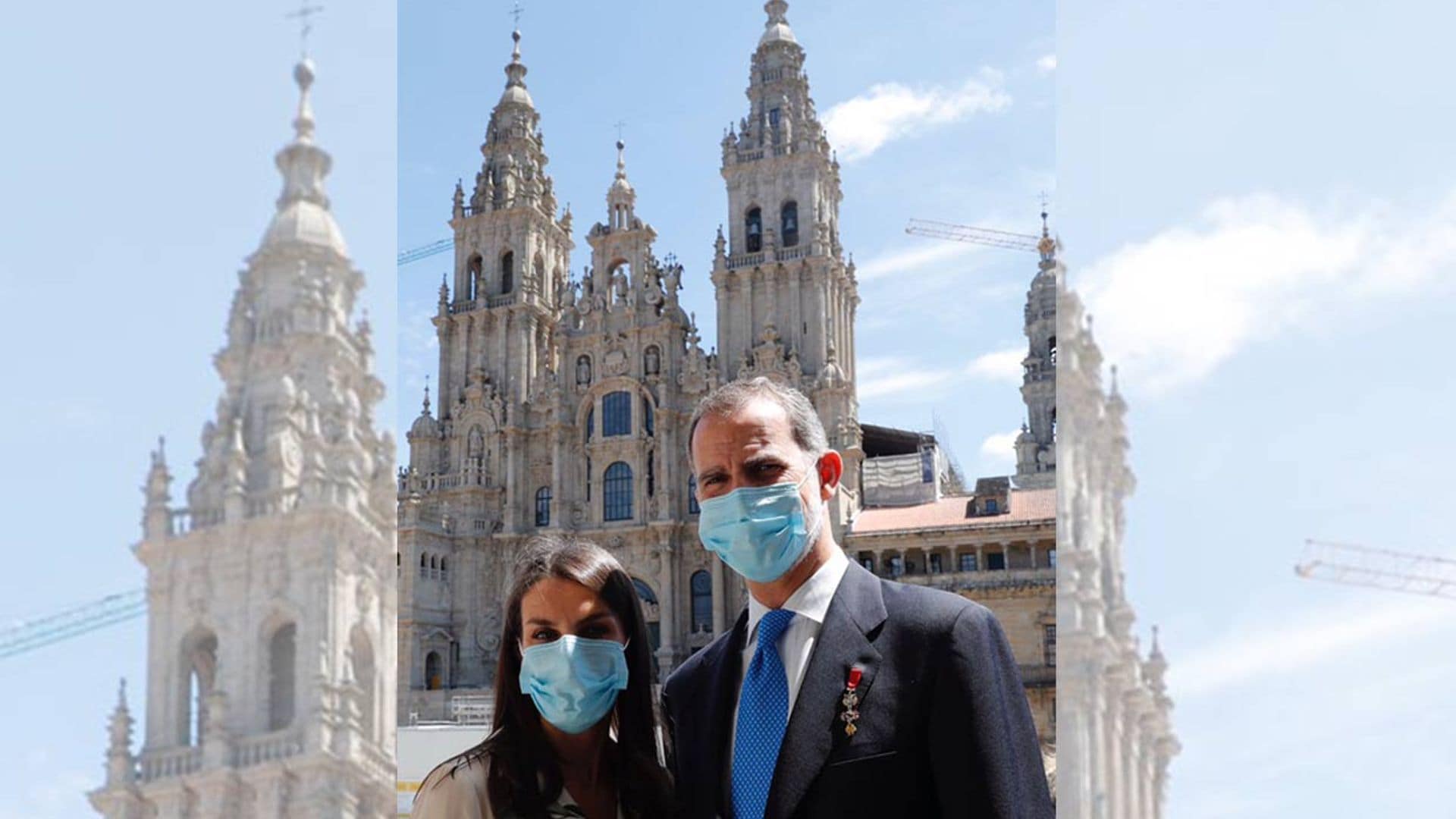 Don Felipe y doña Letizia se despiden de Galicia con una romántica imagen y un cariñoso mensaje