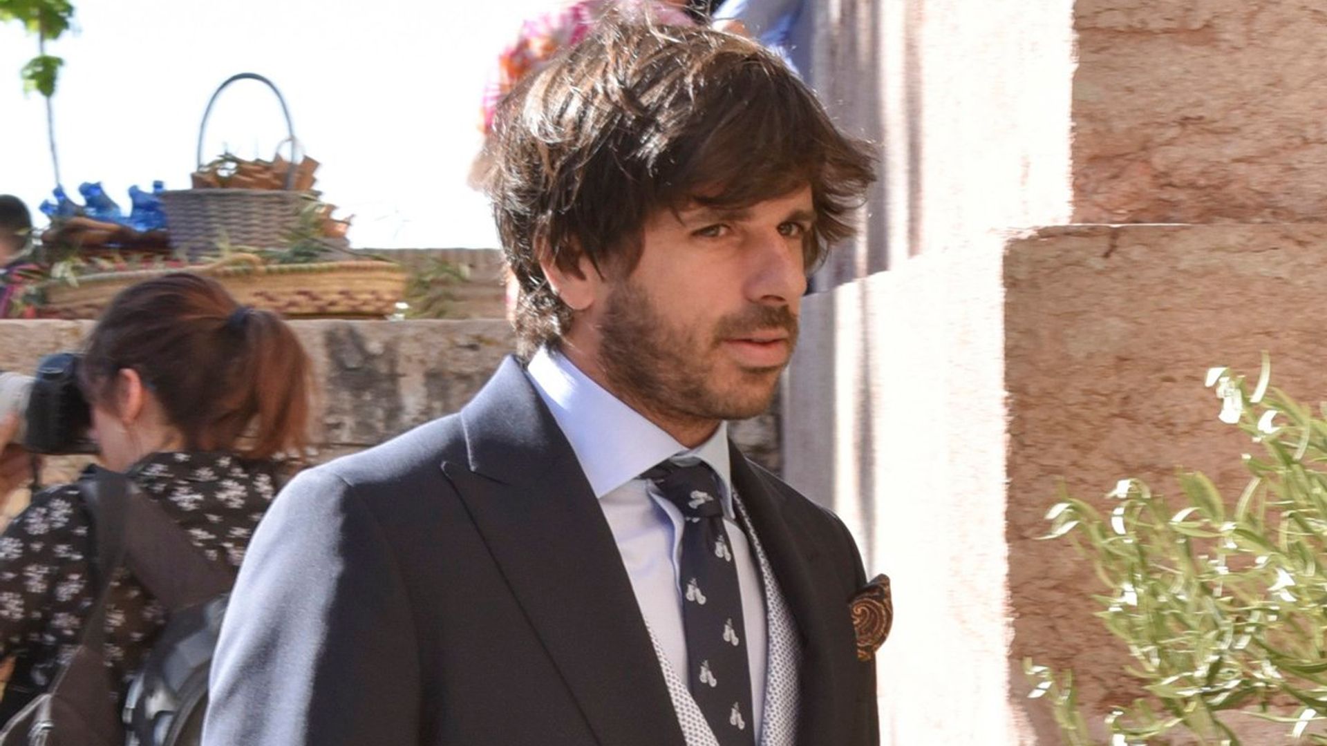 alvaro falco chavarri durante la boda de santiago matossian y falc e isabel mu oz rojas y moren s en antequera m laga 18 06 2016 antequera