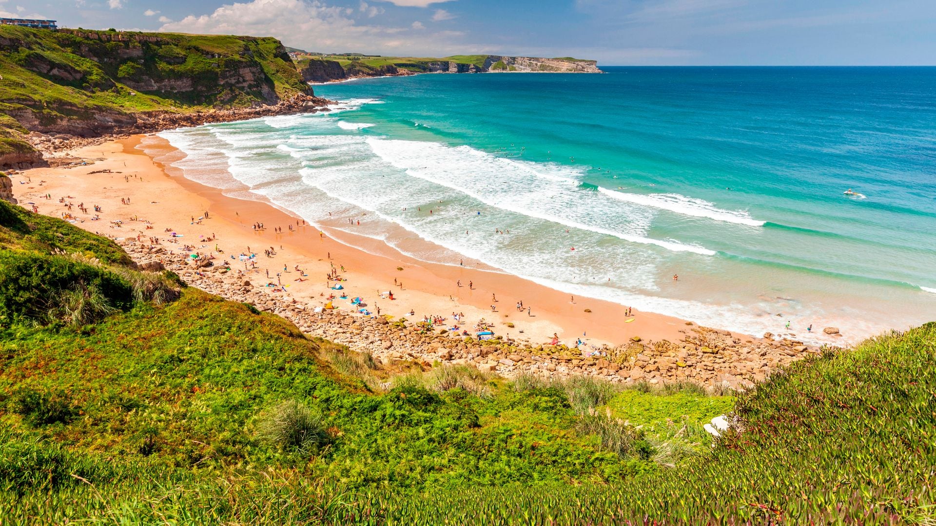 Playa de Los Locos en Suances, Cantabria