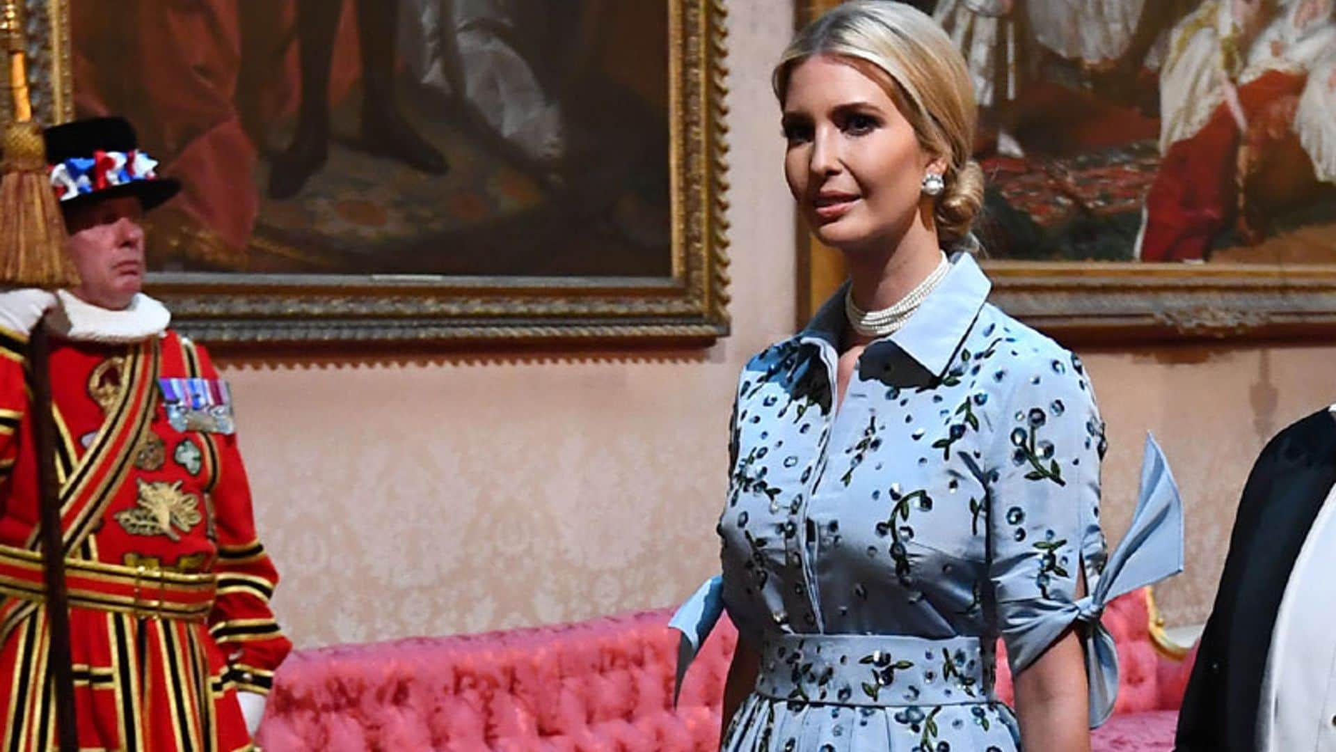 La inesperada elección de Ivanka Trump para su cena de gala con Isabel II