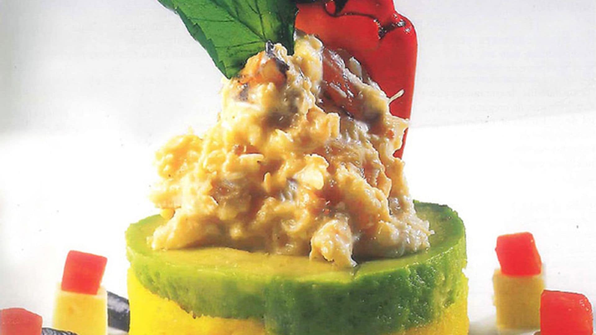 Causa rellena de cangrejo