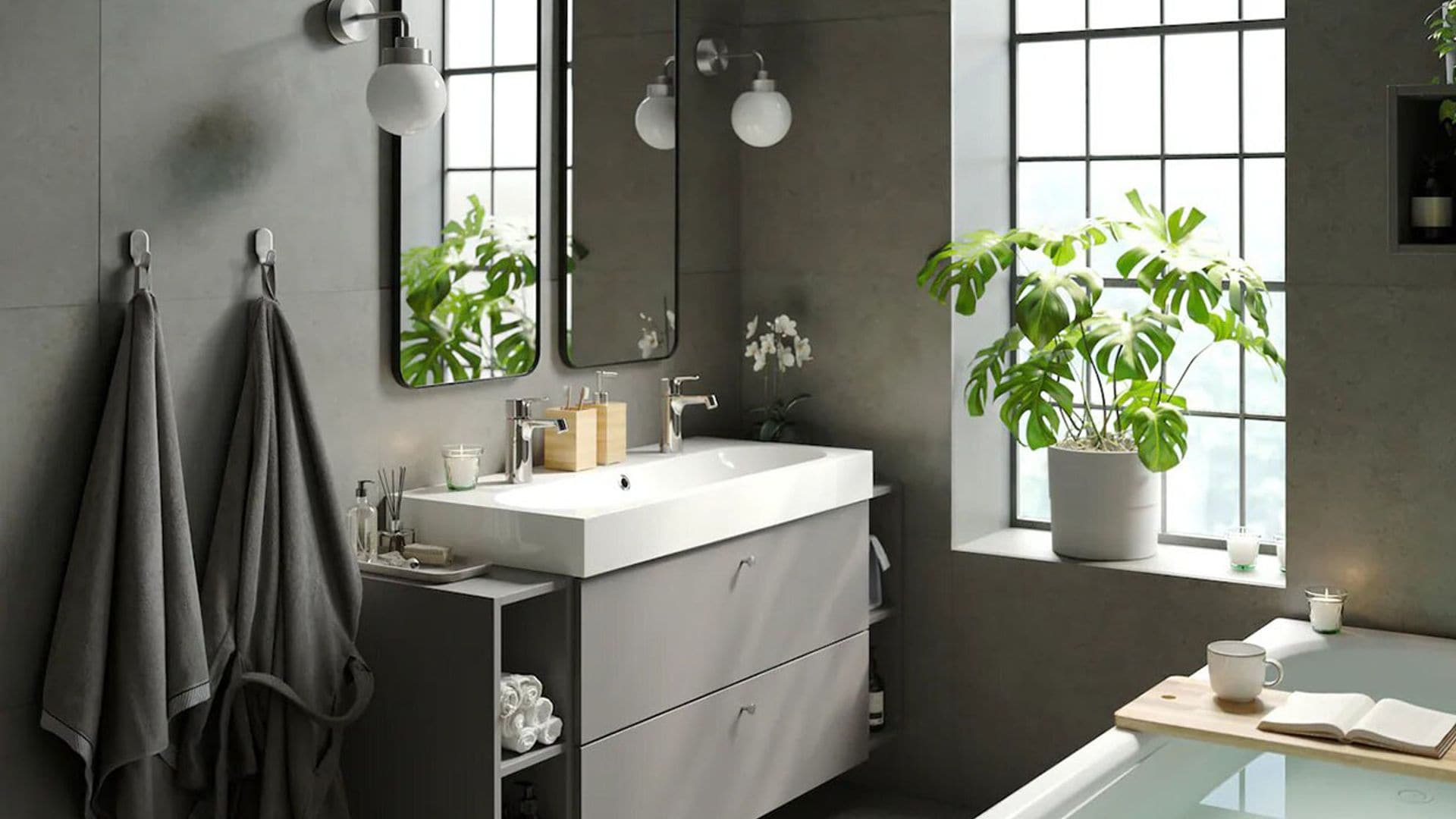 10 trucos que hacen que tu cuarto de baño parezca más grande de lo que es