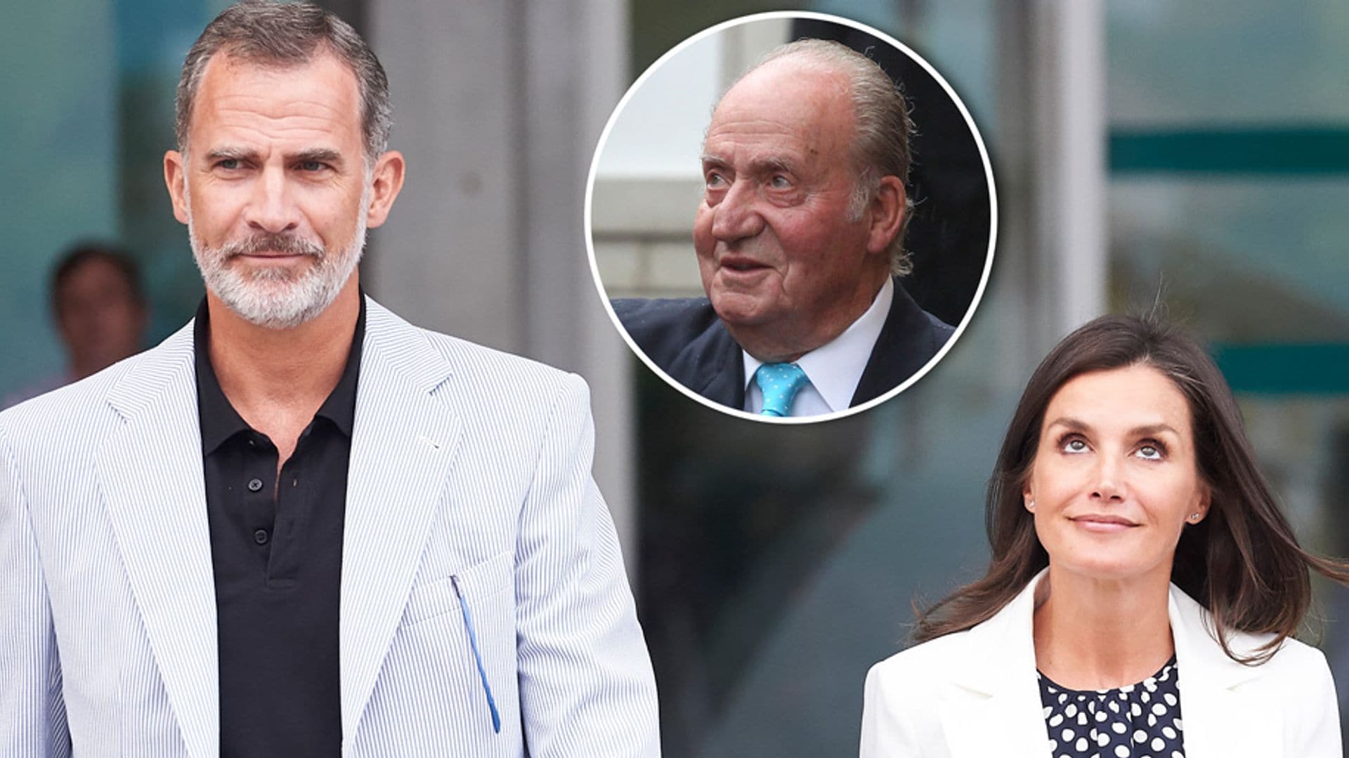 La reina Letizia y el rey Felipe VI visitan al rey Juan Carlos en el hospital