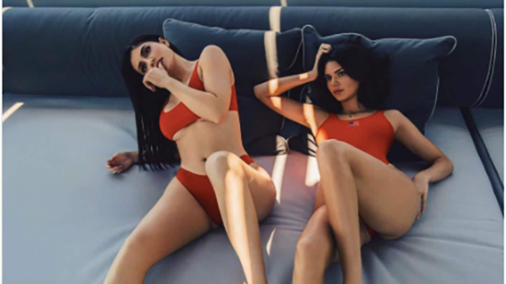 El verano del bañador rojo, por Kylie y Kendall Jenner