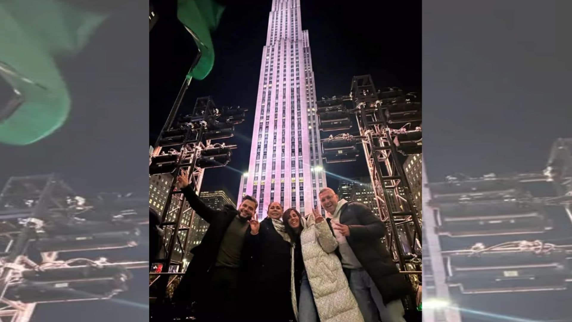 Isabel Pantoja recorre Times Square, la catedral de St. Patrick y Chinatown en un intenso día de turismo por Nueva York