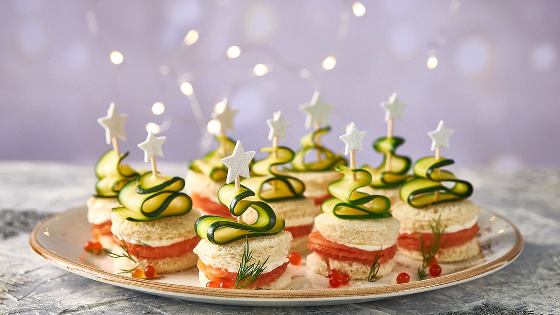 Ideas de canapés con salmón para las mesas de Fin de Año