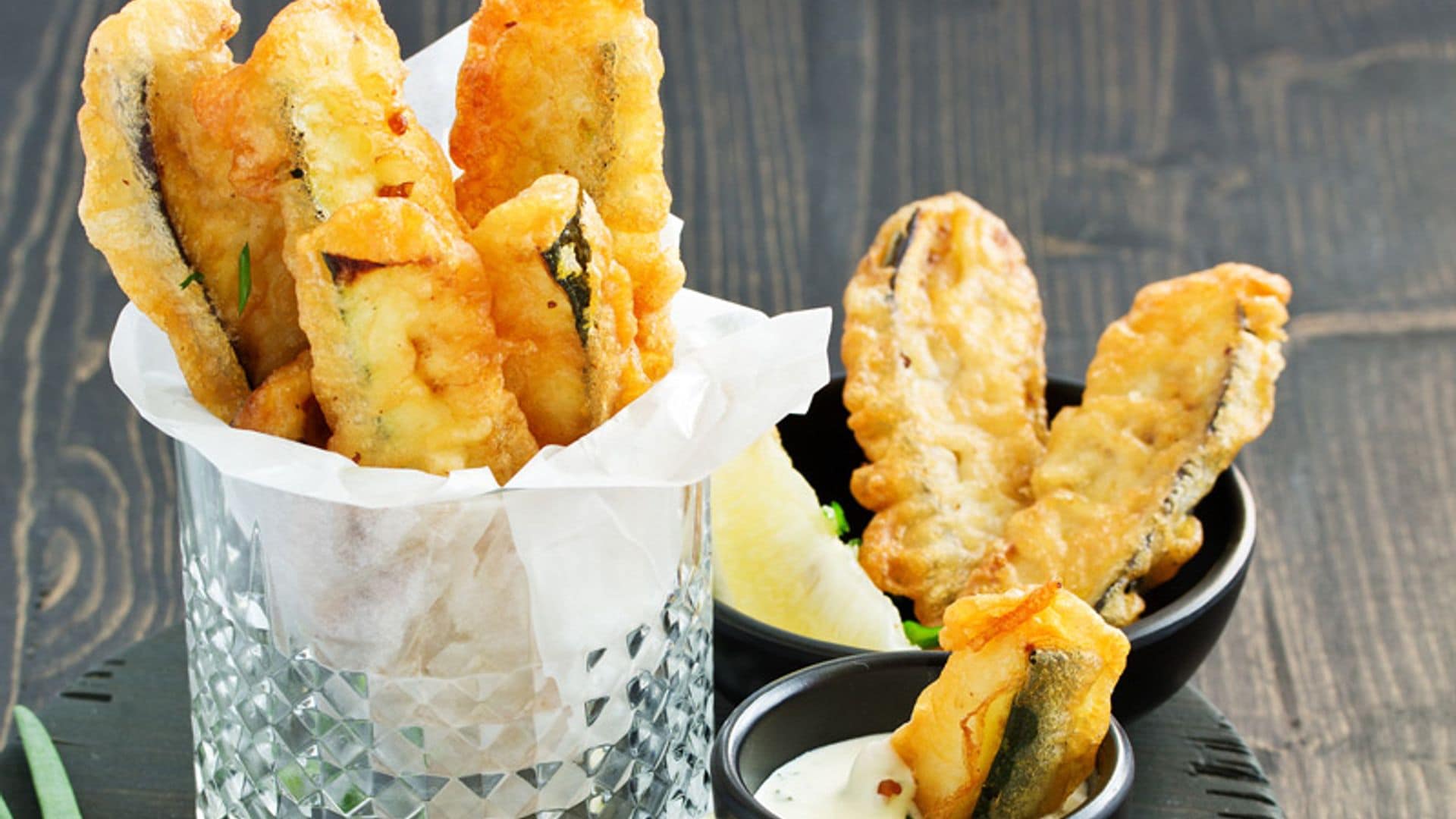 Tempura de berenjenas