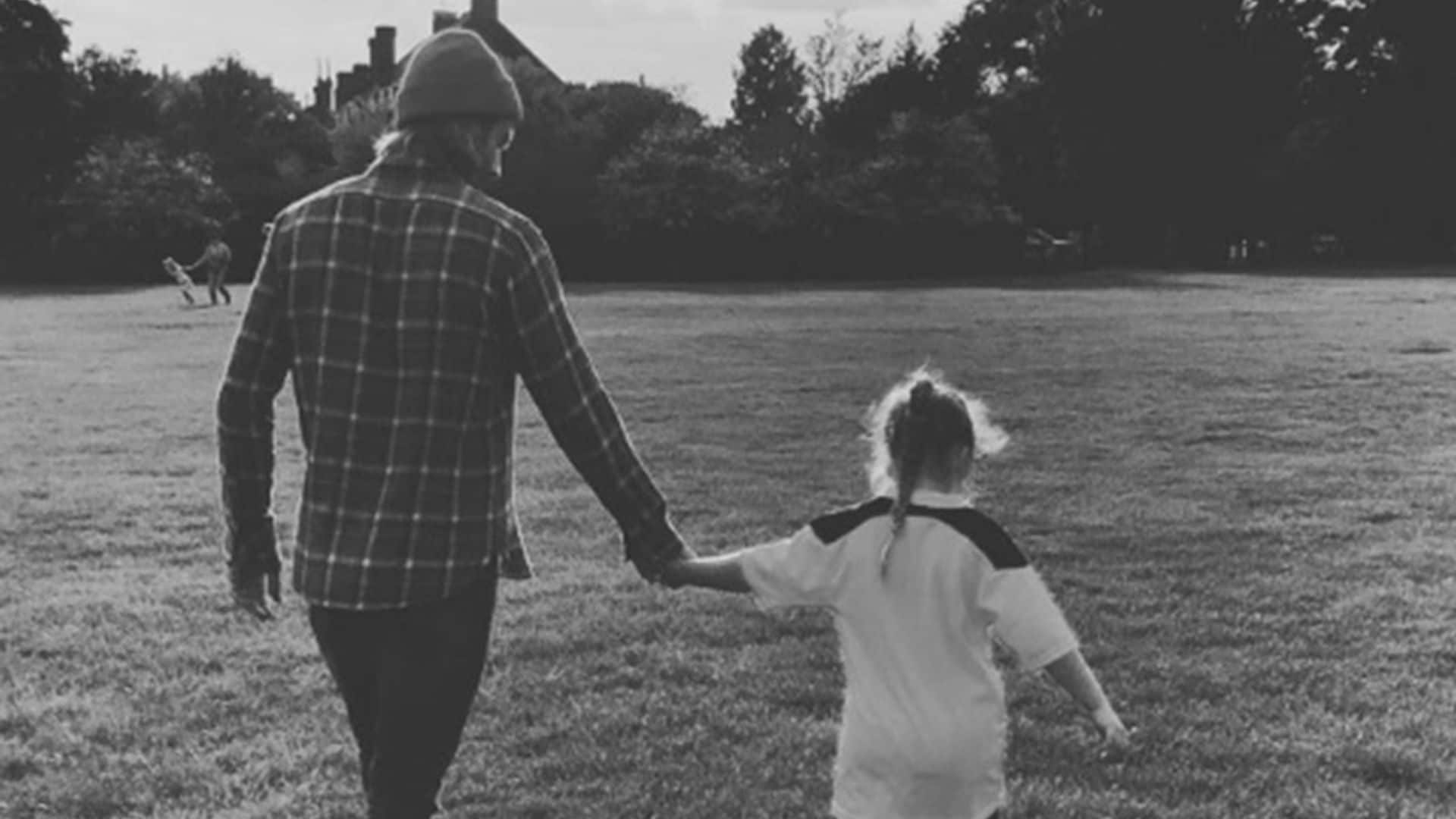 Harper Beckham, tras los pasos de papá