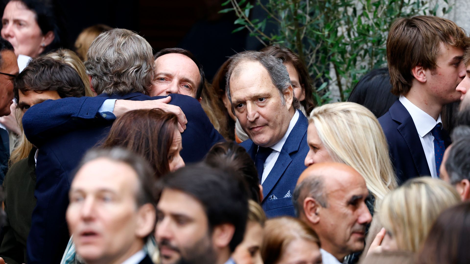 Su última imagen pública en el funeral de su hermano Fernando Gómez-Acebo