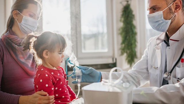 ni a con bronquiolitis en la consulta del pediatra