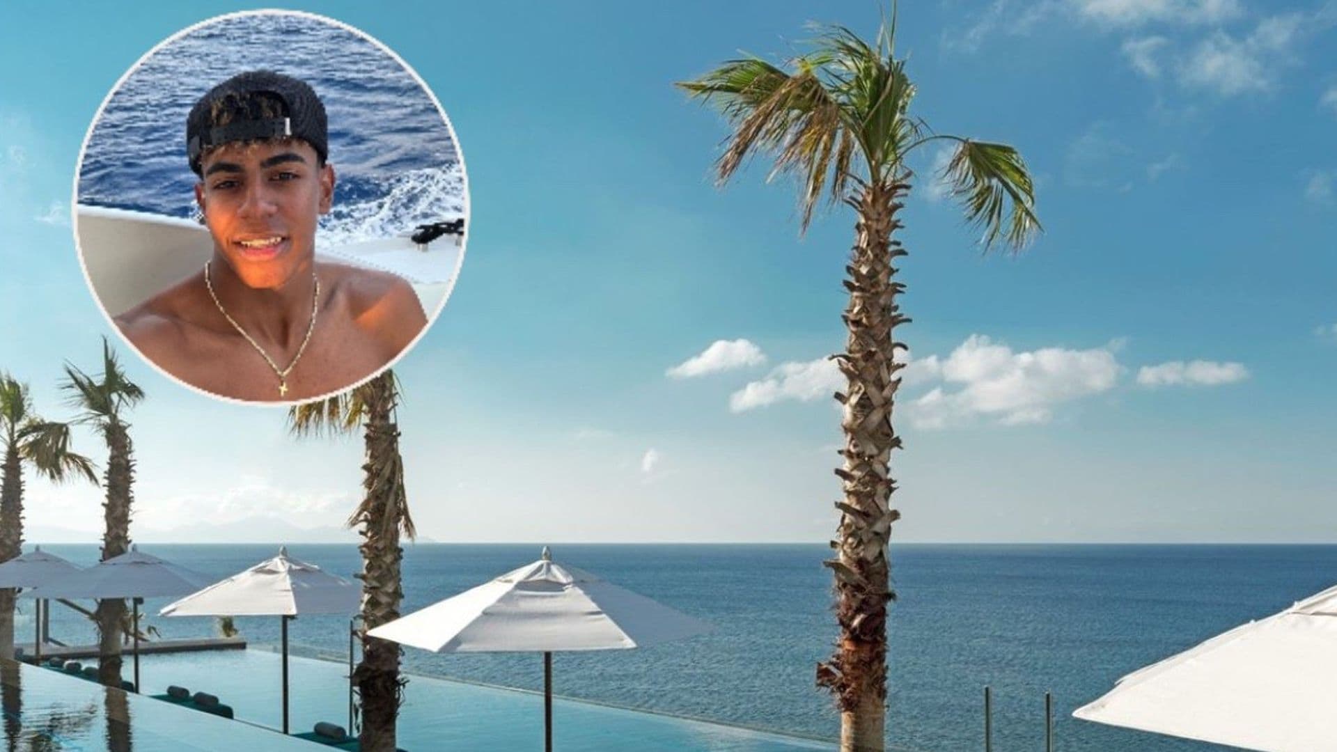 Así es el exclusivo hotel de Lamine Yamal en Grecia: máximo lujo con impresionantes vistas al mar Egeo