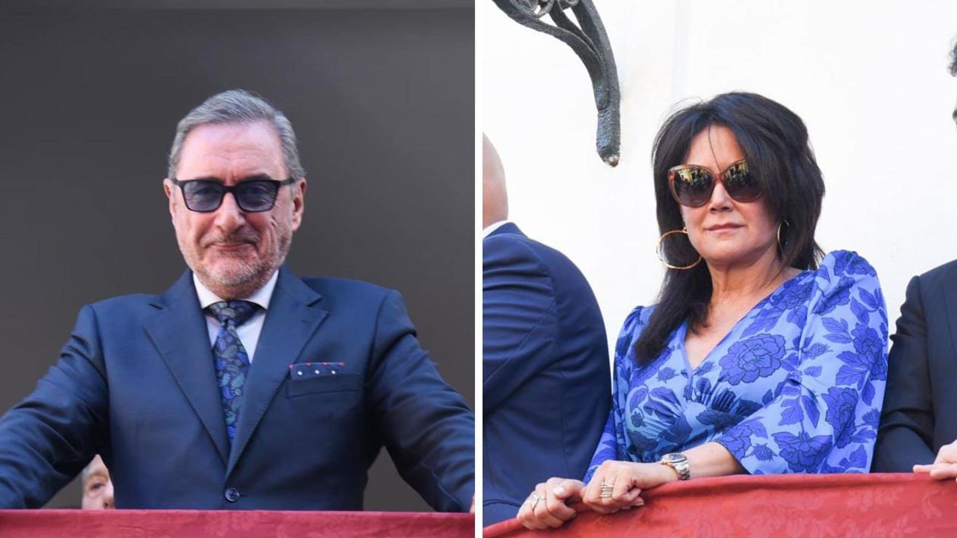 Carlos Herrera y Pepa Gea, en su primera Semana Santa como marido y mujer