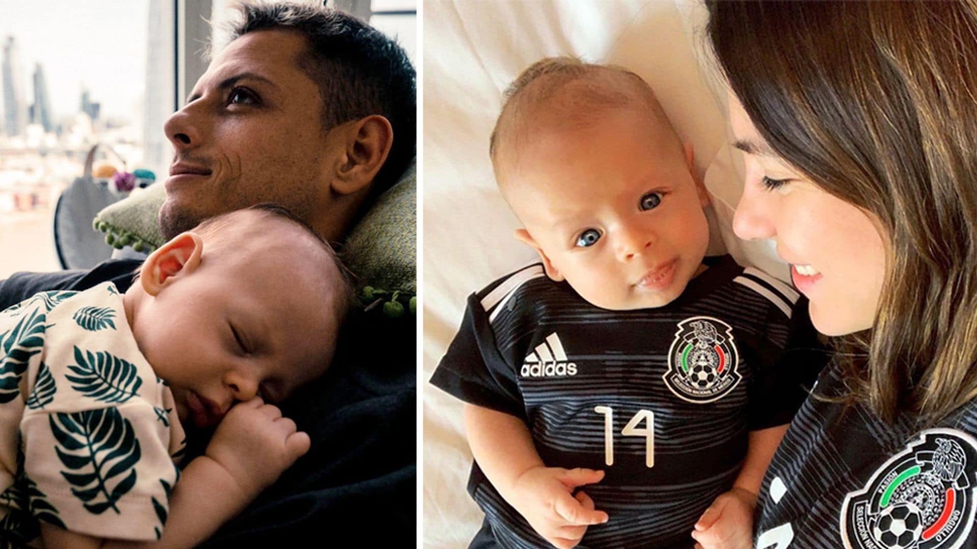 Noah, el hijo de Javier 'Chicharito' Hernández, ¡el fan número uno de papá!