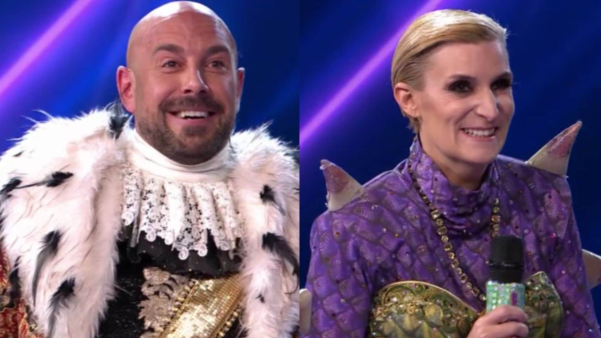 Pepe Reina y la prima de Felipe VI, María Zurita, desenmascarados en 'Mask singer 2'