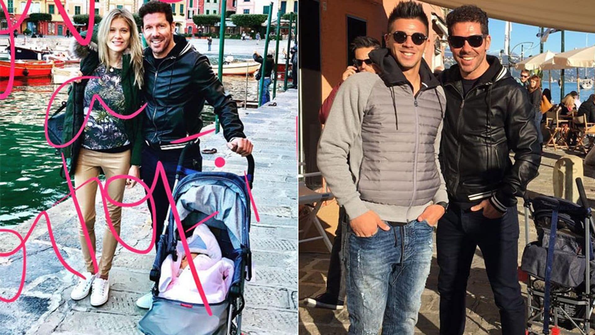 Primeras vacaciones en familia para el ‘clan’ Simeone