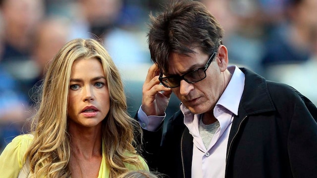 charlie sheeen denise richards getty