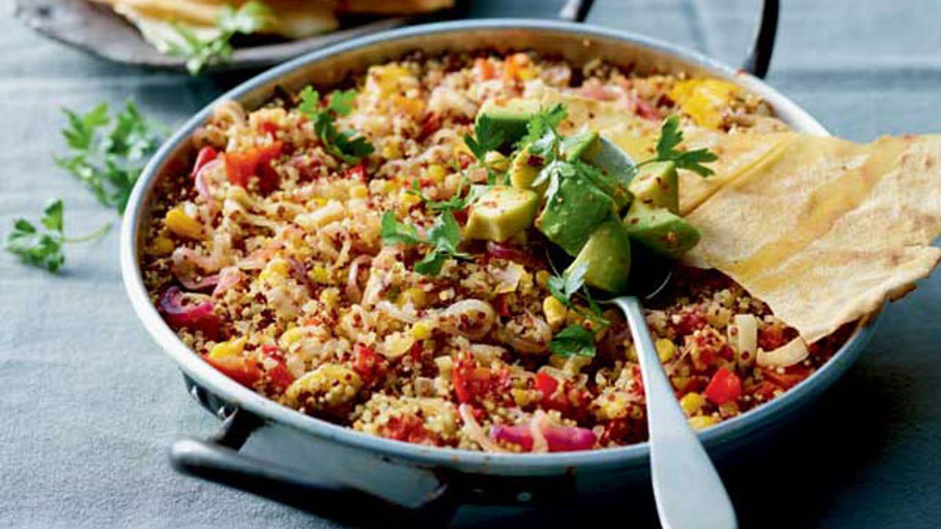 Ensalada de quinoa y aguacate