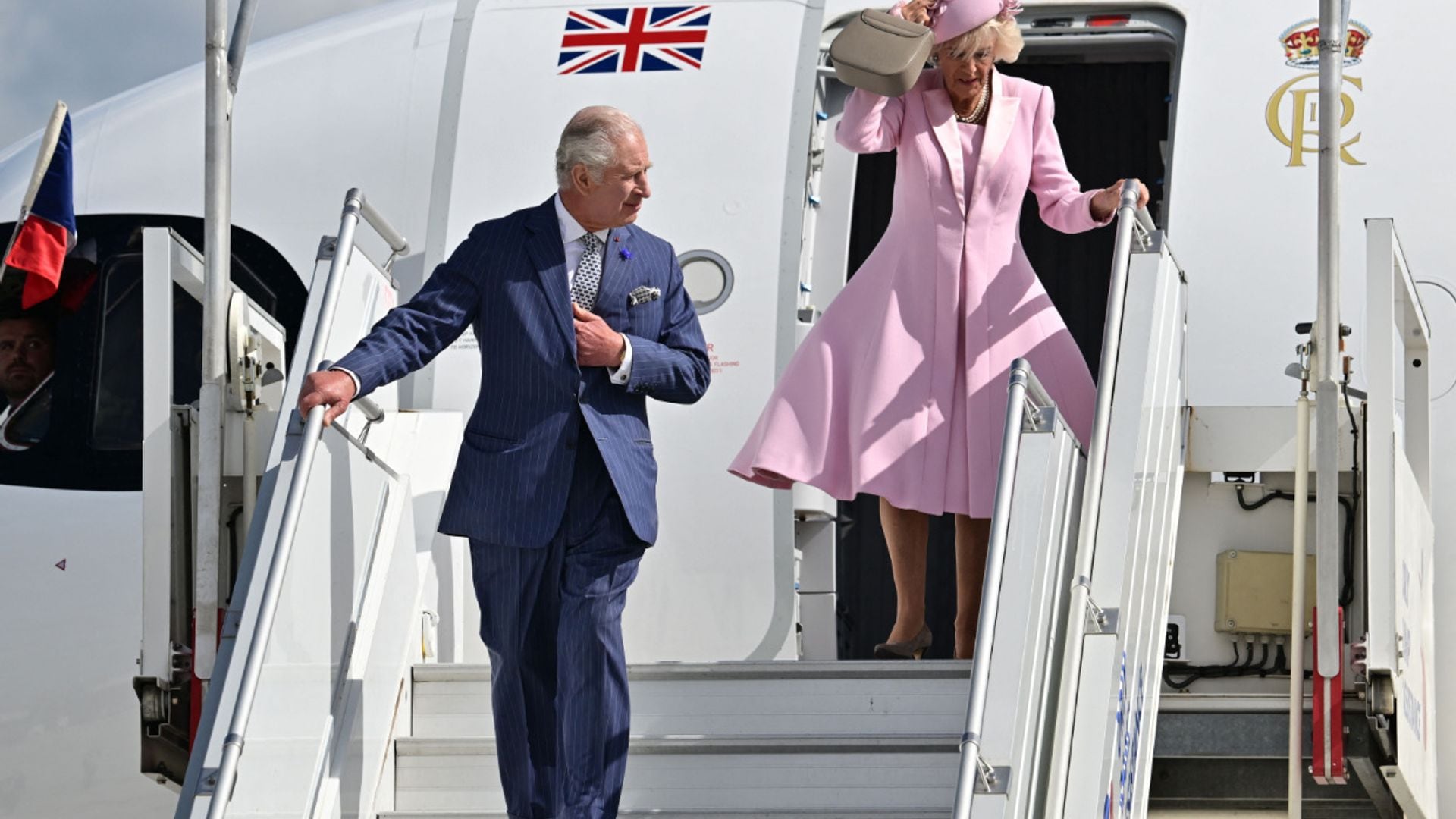 Los reyes Carlos y Camilla ya están en Francia en la segunda visita de Estado de su reinado