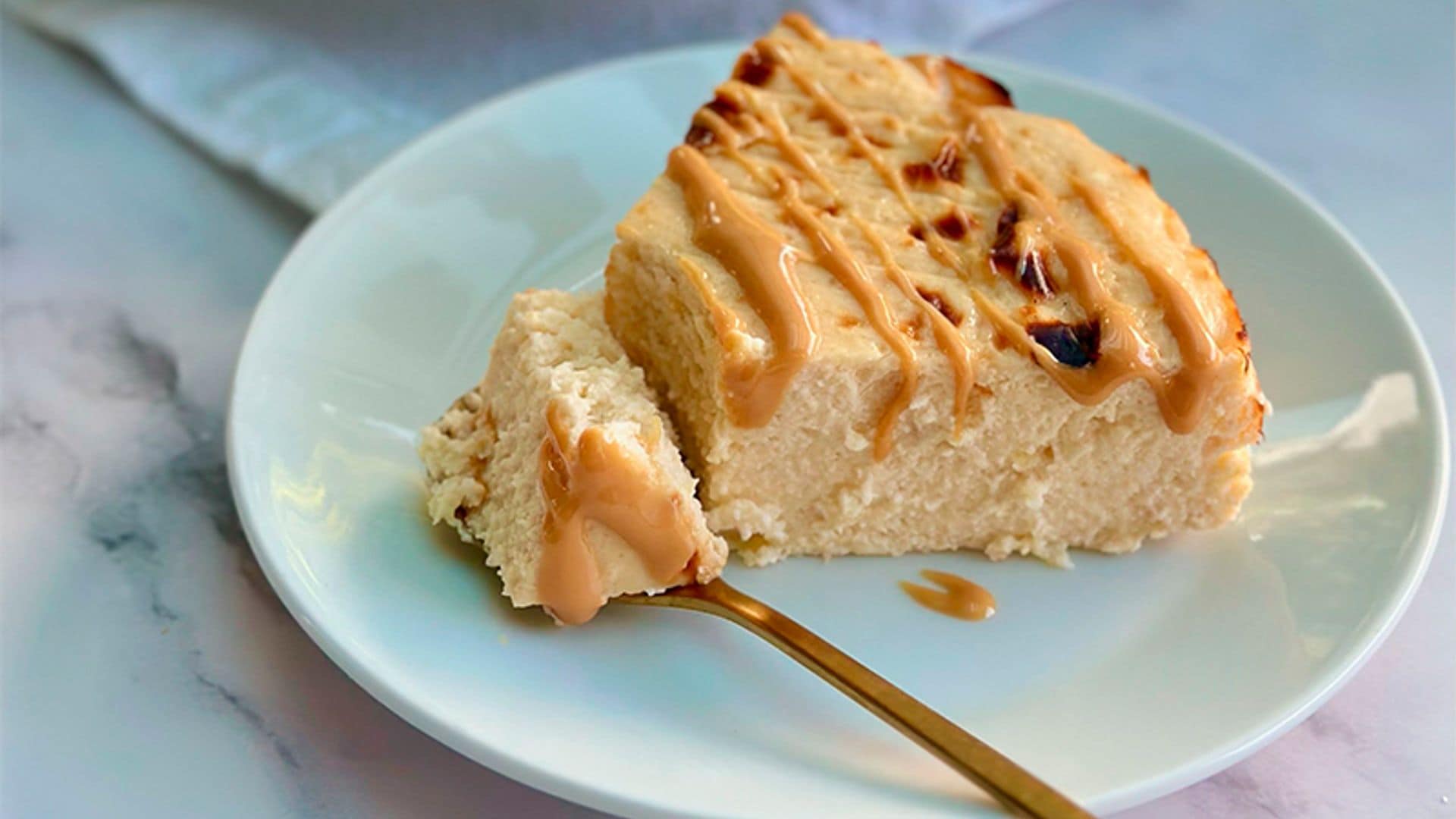 Tarta de queso sin azúcar con cuatro ingredientes