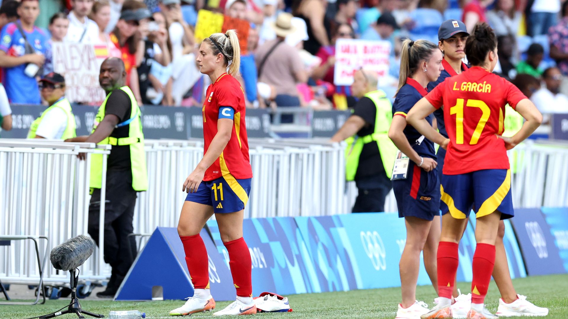 Alexia Putellas en el partido contra Alemania para disputarse el bronce olímpico