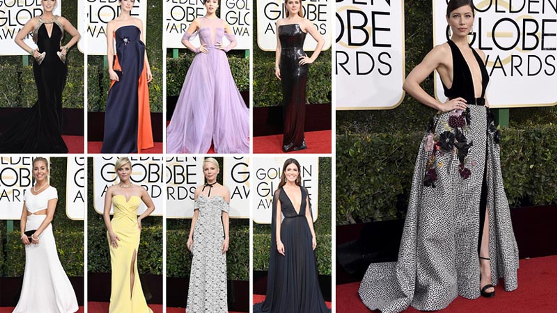 Globo de oro 2017: ¿Quién ha sido la más elegante de la alfombra roja?