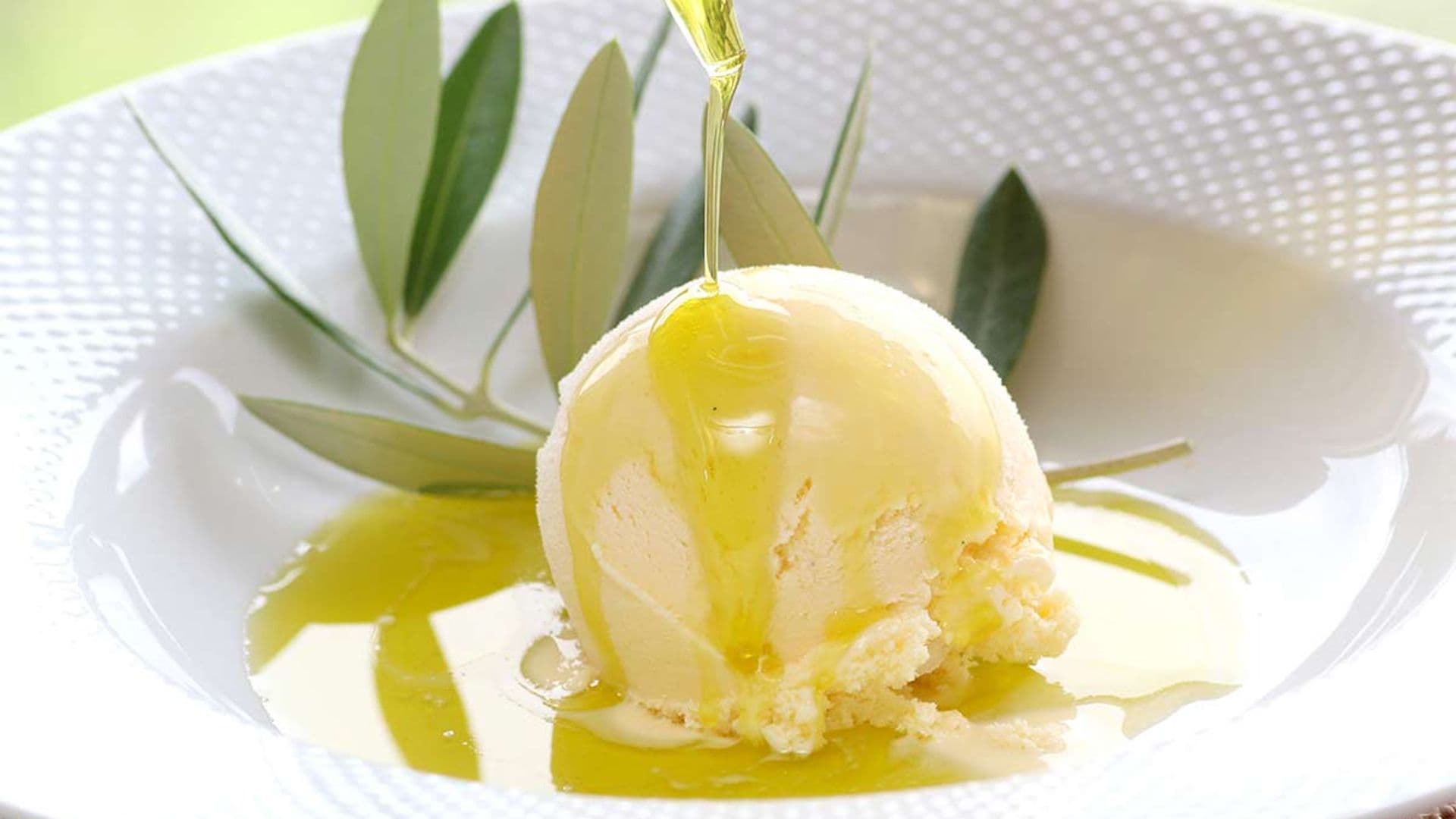 Helado de aceite de oliva