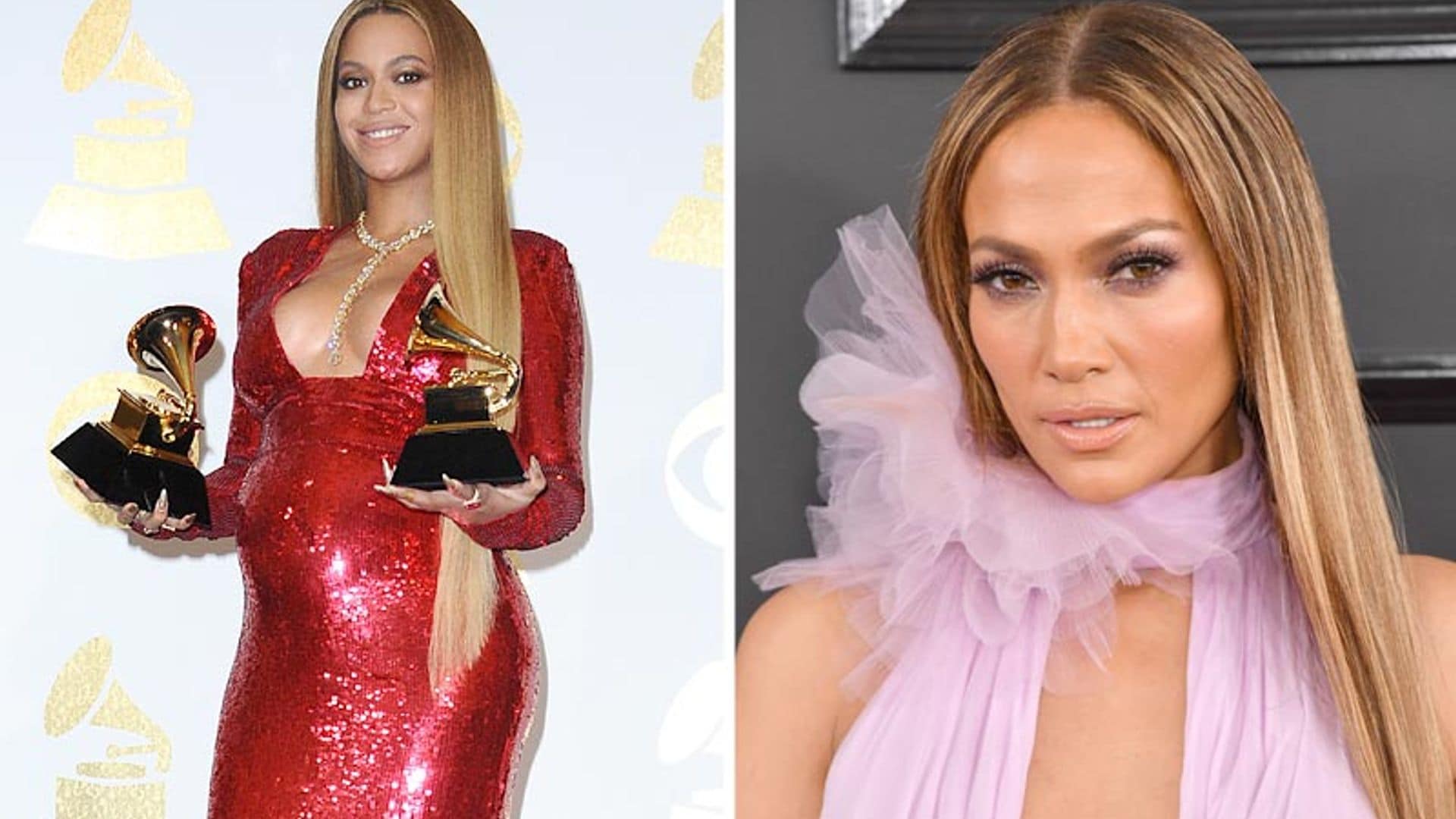 'Rojo Beyoncé', 'malva JLo', 'verde Adele'... Escalera de color en los Grammy