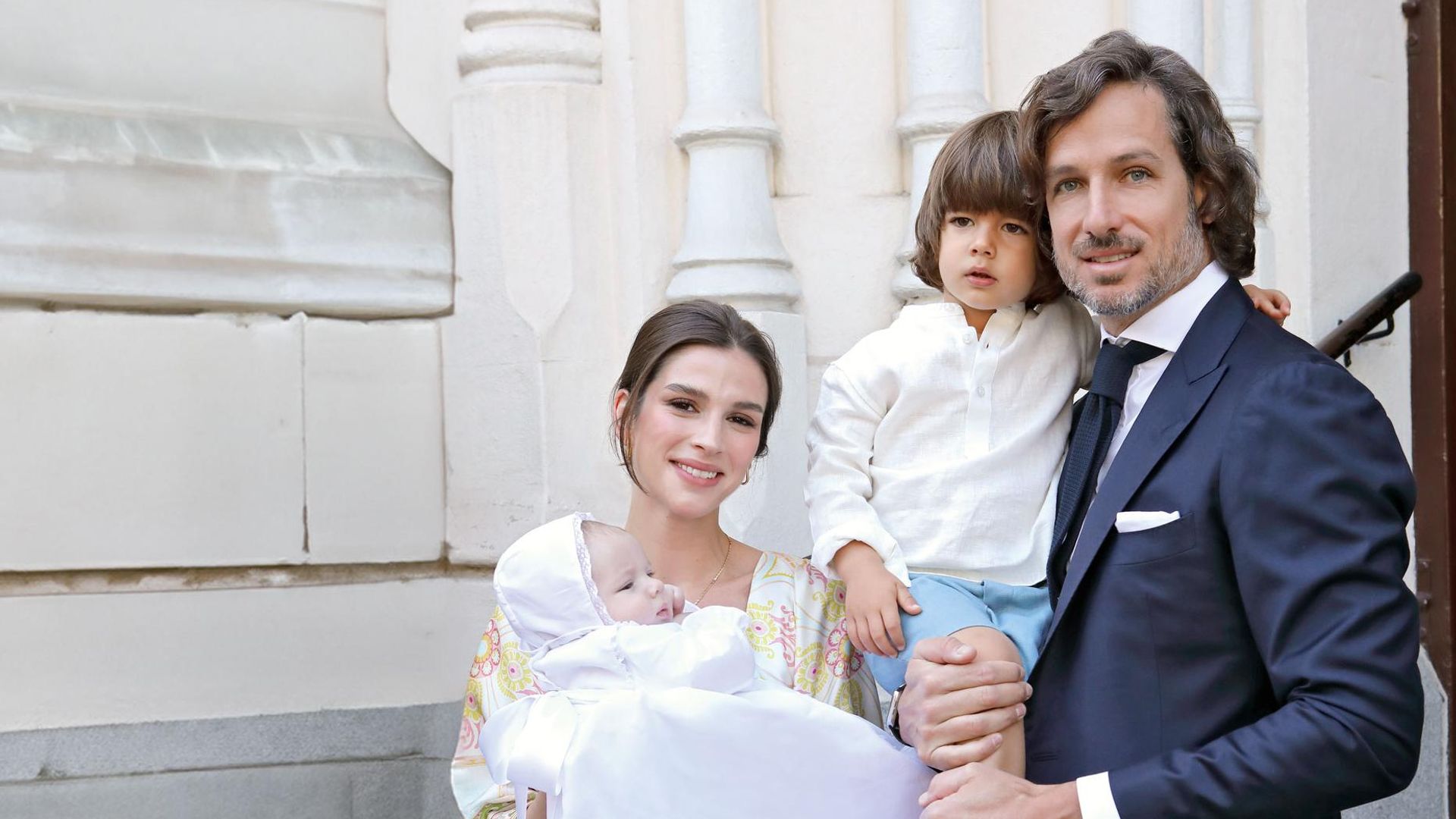 Feliciano López y Sandra Gago celebran el bautizo de su hijo Marco