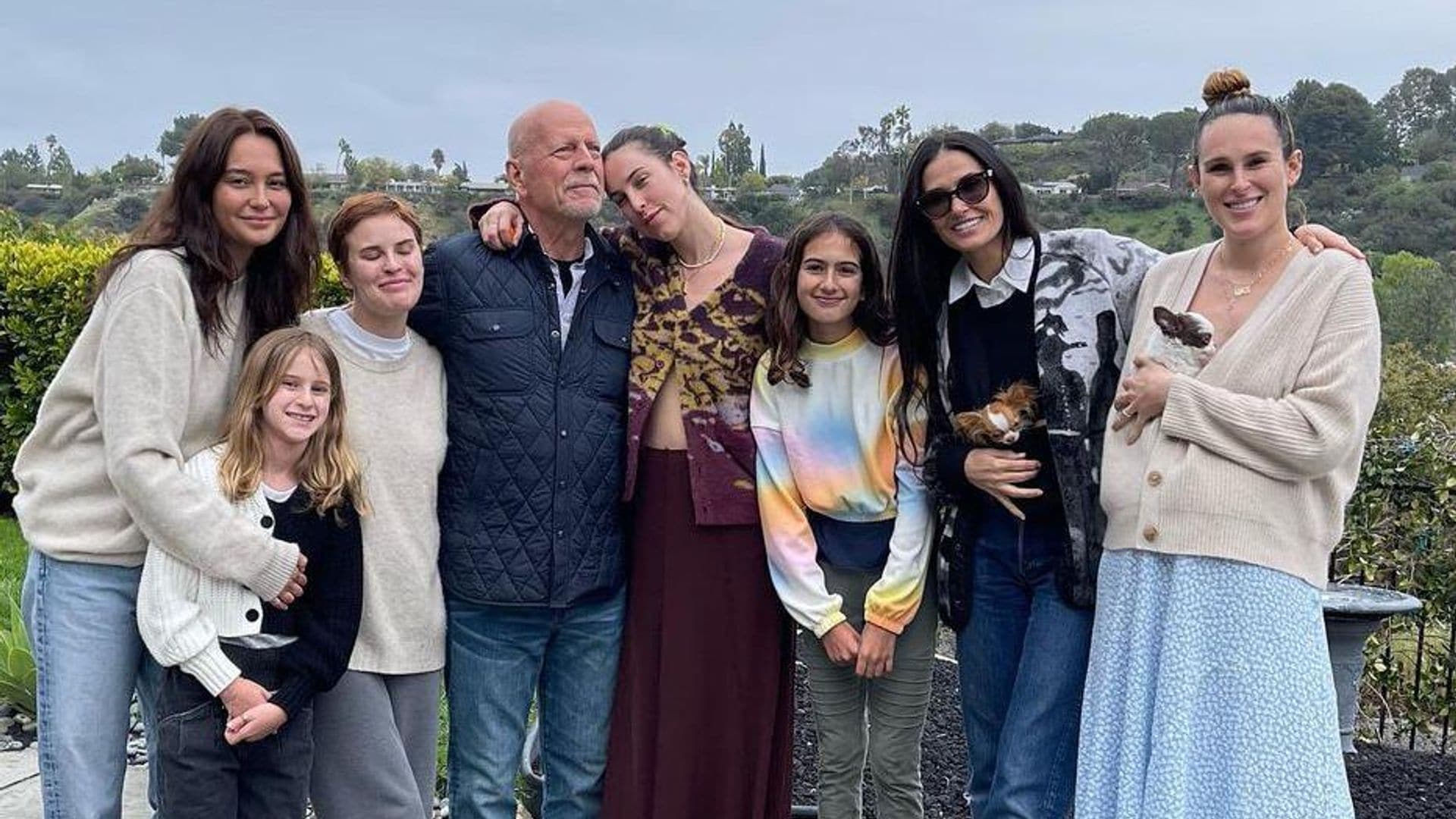 Bruce Willis celebra su cumpleaños 68 rodeado del cariño de su familia