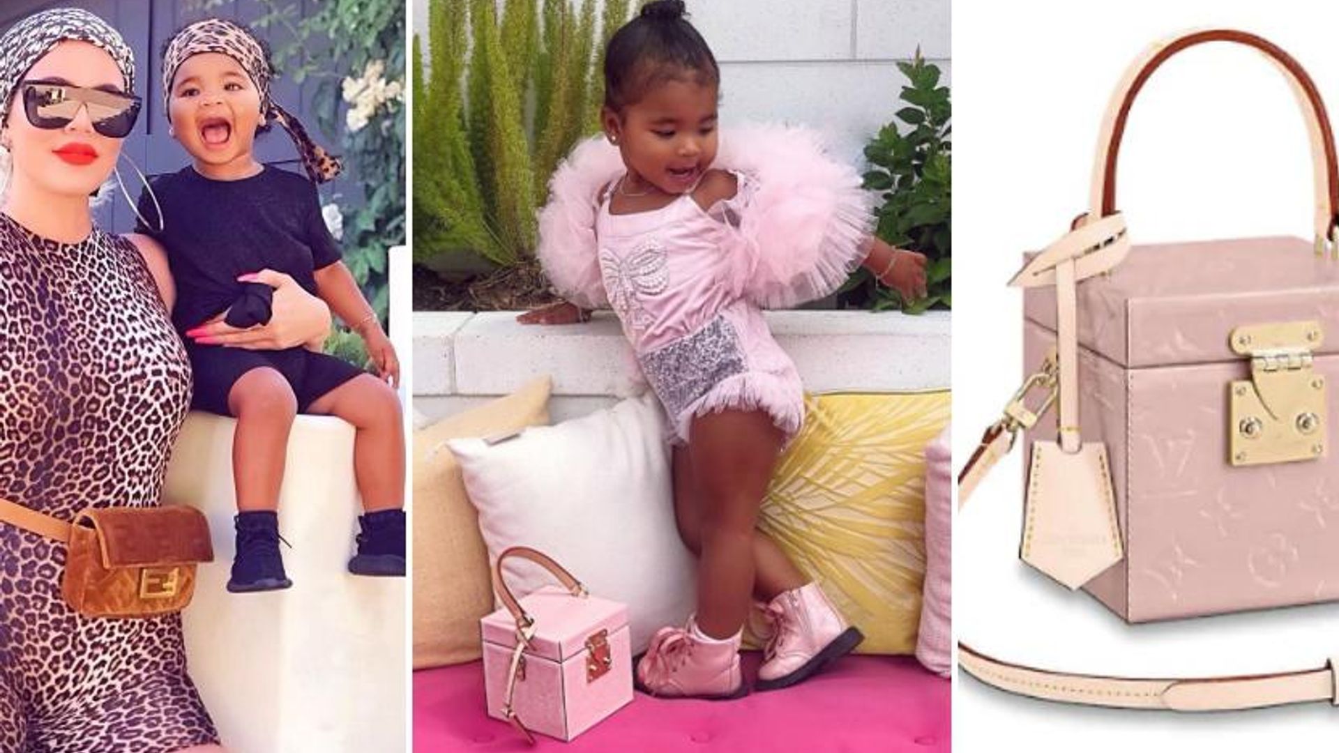 La hija de Khloé Kardashian sorprende con su bolso Louis Vuitton y su look de bailarina